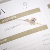  Nhẫn đính hôn vàng 18k Oval Embrace | Gix Jewel 