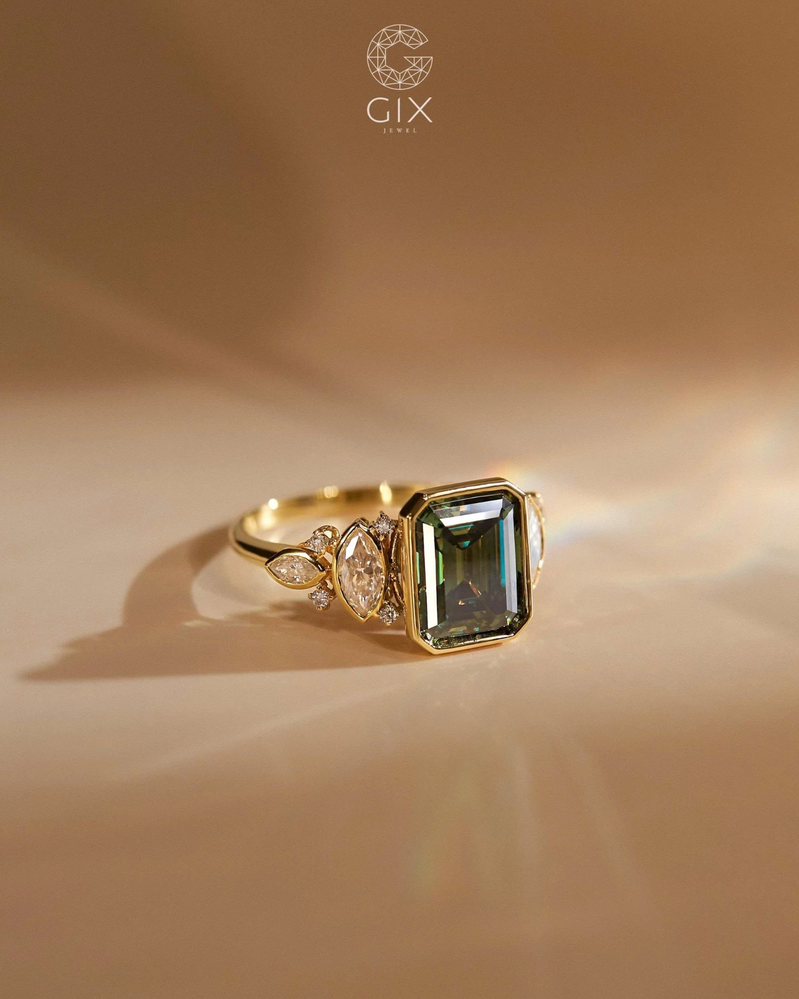  Nhẫn cầu hôn Emerald Princess - GCH25050173 | Gix Jewel 