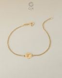  Lắc tay nữ khắc tên sợi khoen lật đẹp | Gix Jewel 