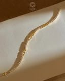  Lắc tay tennis kèm chữ cái đính đá tấm | Gix Jewel 