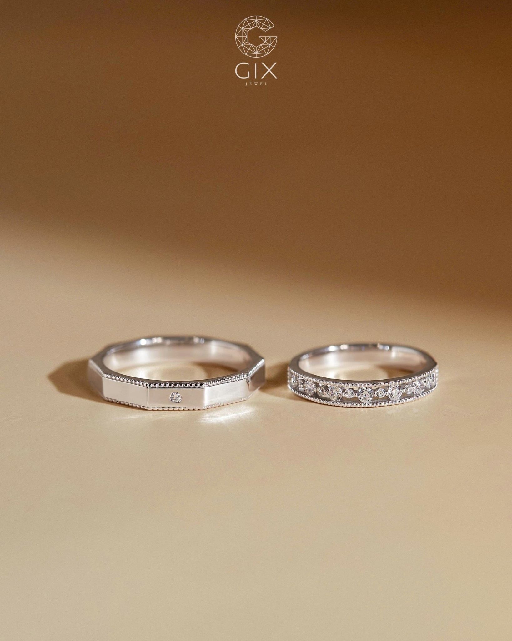  Nhẫn cưới thiết kế - GCR25050336 | Gix Jewel 