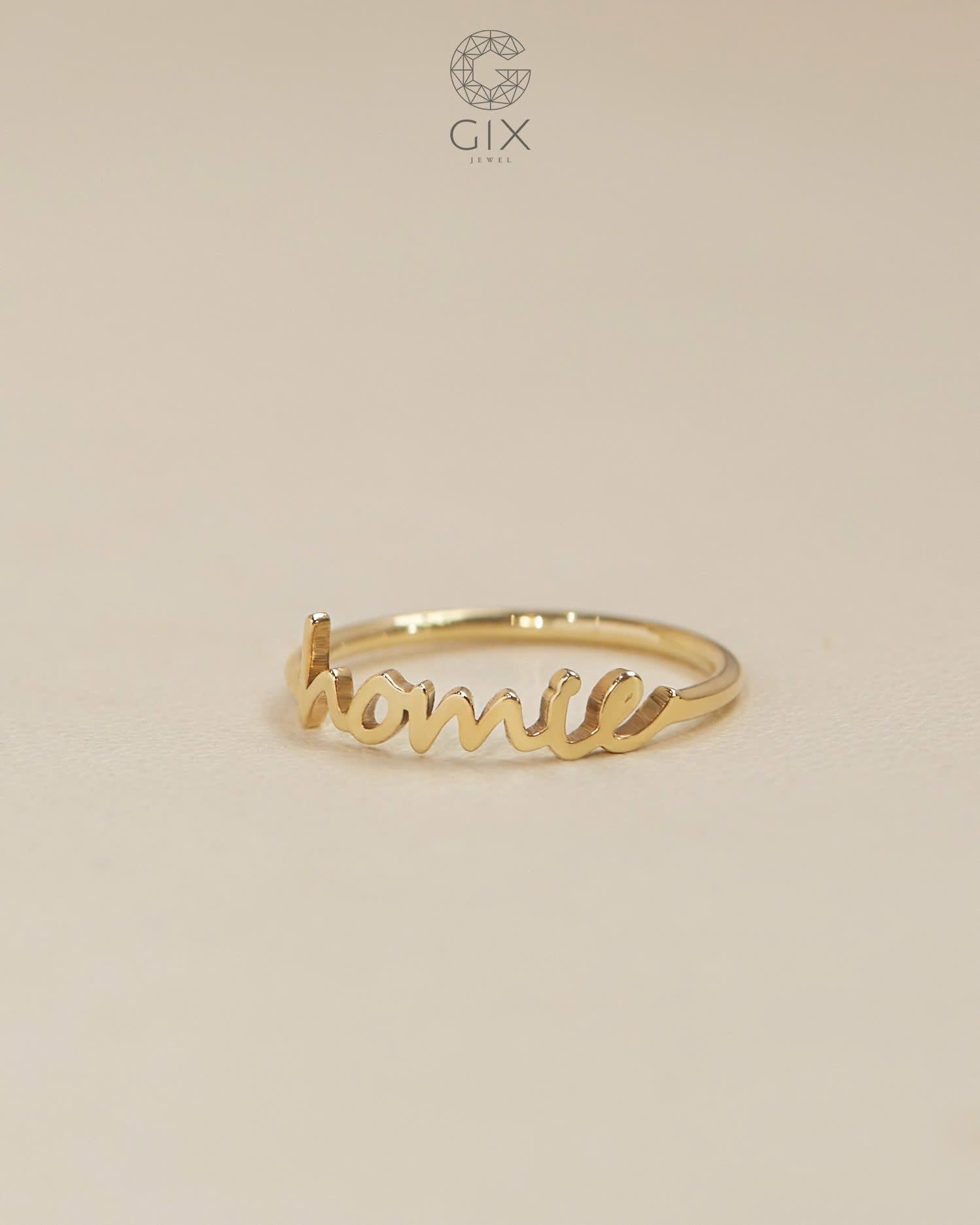  Nhẫn chữ cái theo tên riêng - GNN25050176 | Gix Jewel 