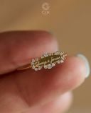  Nhẫn khắc tên đính đá cao cấp - GNN25050180 | Gix Jewel 