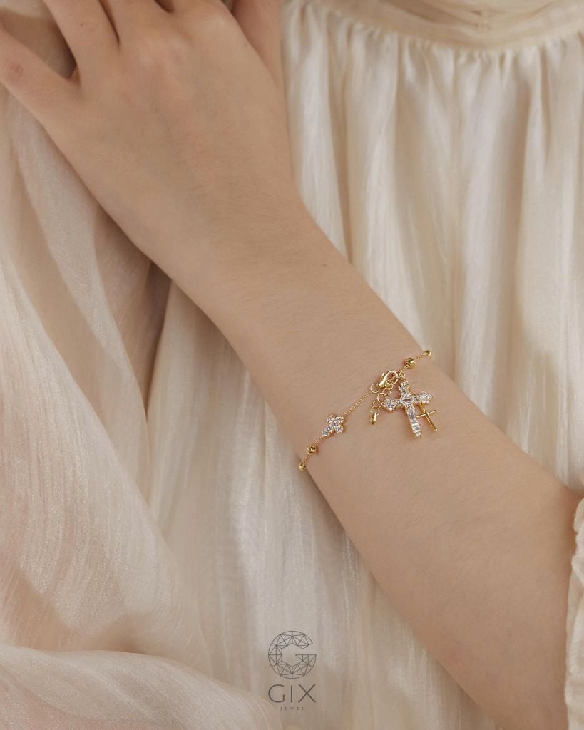 Lắc tay thánh giá thiết kế theo yêu cầu | Gix Jewel