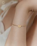  Lắc tay nữ khắc tên sợi khoen lật đẹp | Gix Jewel 