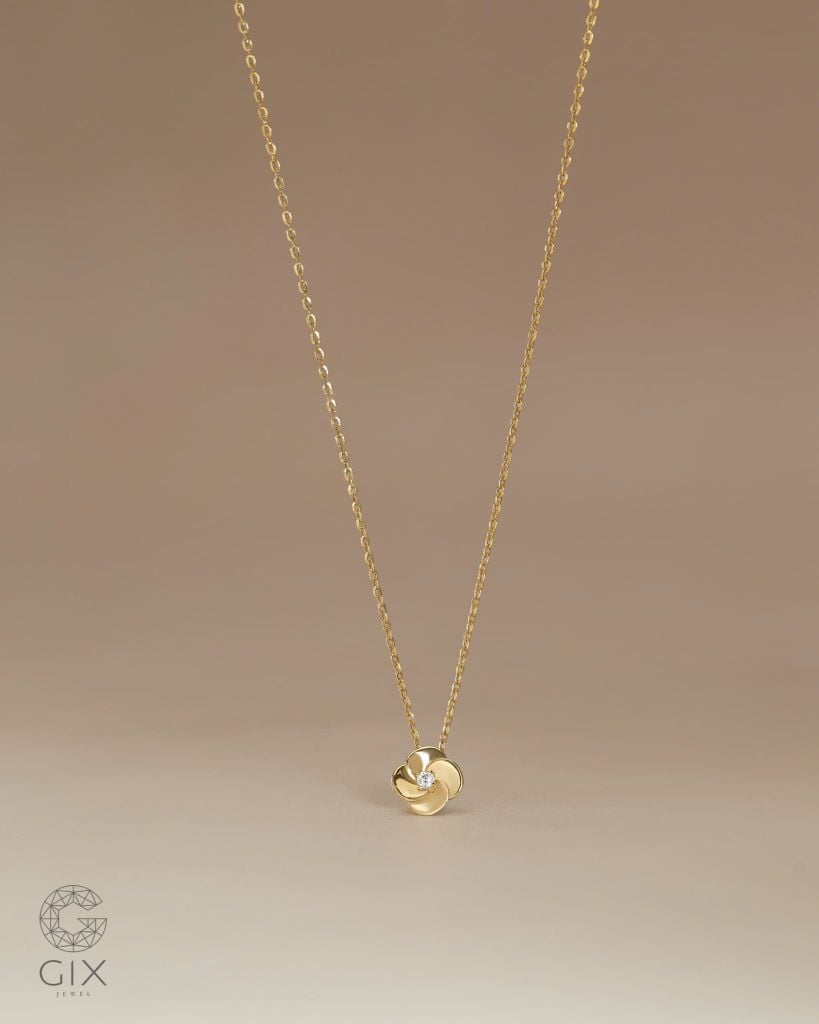 Dây chuyền hoa xếp cánh - GNL25050289 | Gix Jewel