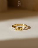  Nhẫn custom name đính đá - GNN25050185 | Gix Jewel 