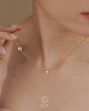  Dây chuyền chữ cái mảnh & đính đá cao cấp | Gix Jewel 