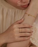  Nhẫn custom name đính đá - GNN25050185 | Gix Jewel 