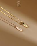  Dây chuyền đôi hình hộp khắc tên - GNL25050311 | Gix Jewel 