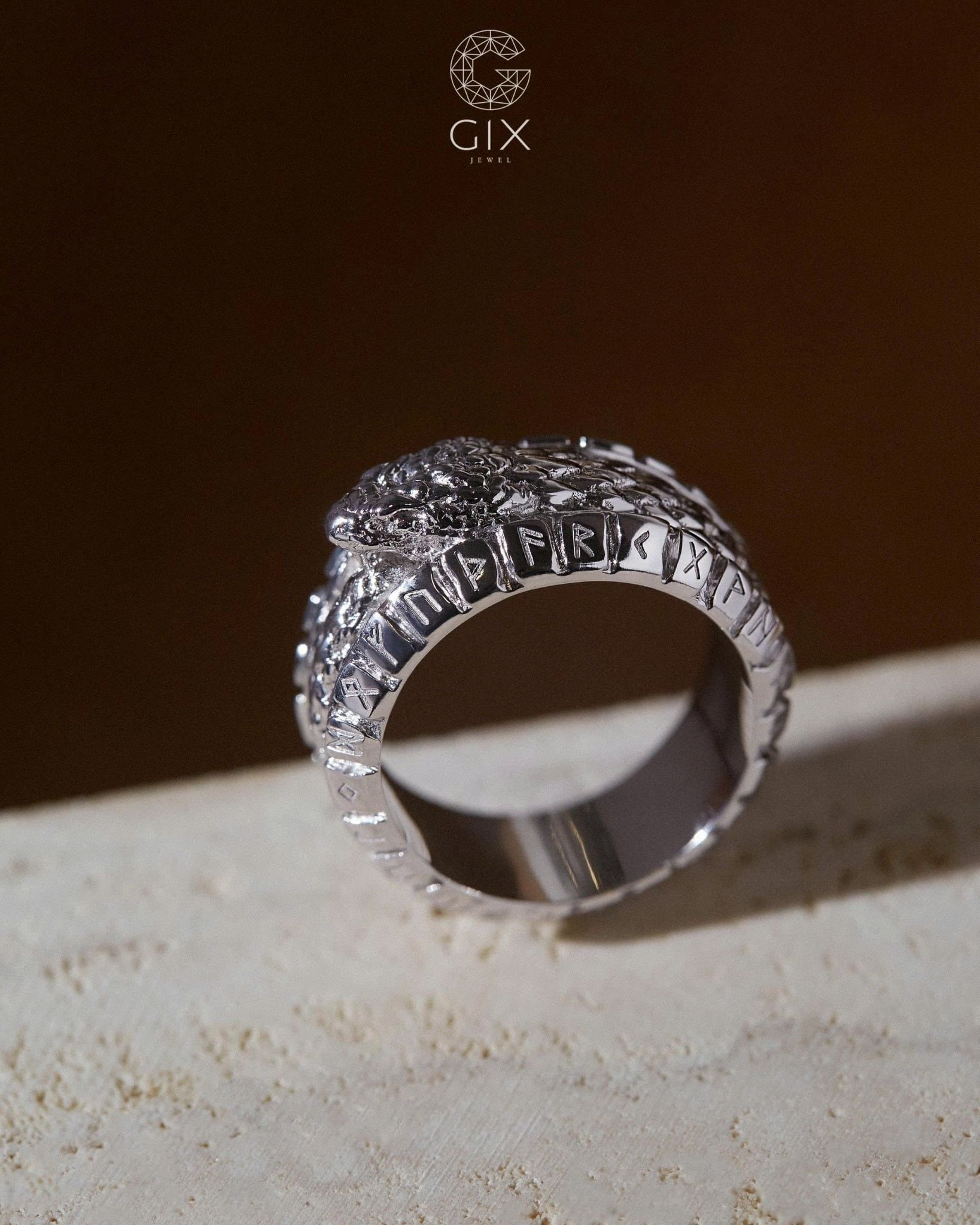  Nhẫn thiết kế hình rắn Jörmungandr - GNN25050203 | Gix Jewel 