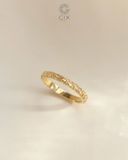  Nhẫn nữ hoa văn vòng nguyệt quế - GNN25050172 | Gix Jewel 