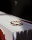  Nhẫn trái tim nguyên vòng đính đá cao cấp | Gix Jewel 