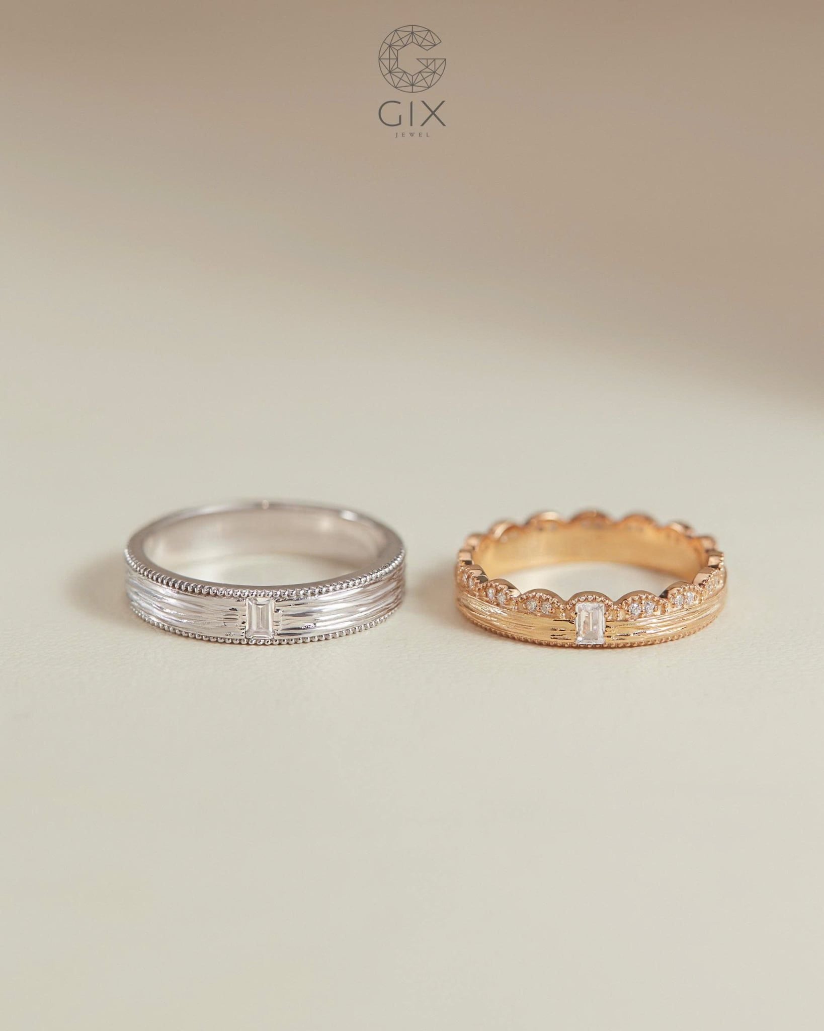  Nhẫn cưới thiết kế riêng - GCR25050333 | Gix Jewel 