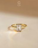  Nhẫn cầu hôn Emerald Solitaire - GCH25050175 | Gix Jewel 