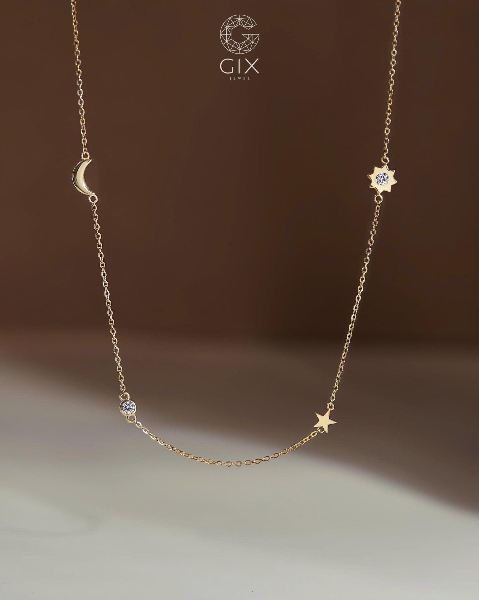  Dây chuyền choker Sun Moon Star - GNL25050080 | Gix Jewel 
