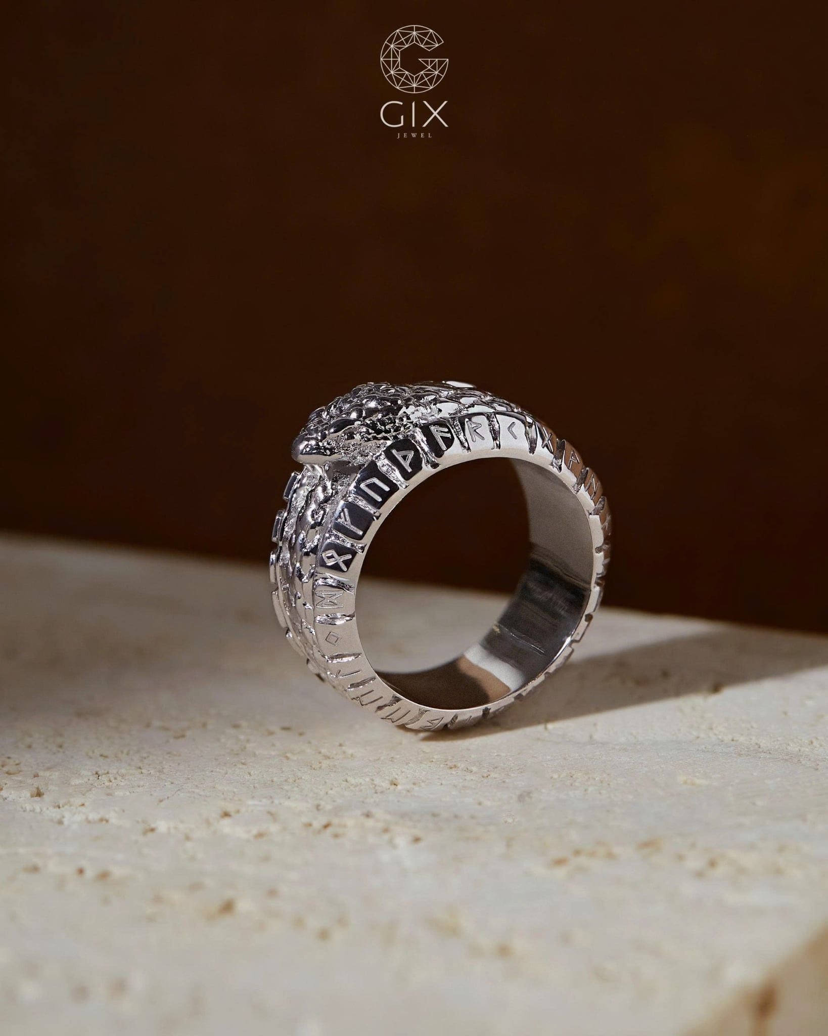  Nhẫn thiết kế hình rắn Jörmungandr - GNN25050203 | Gix Jewel 
