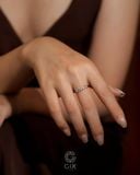  Nhẫn thiết kế tên riêng đính đá - GNN25050184 | Gix Jewel 