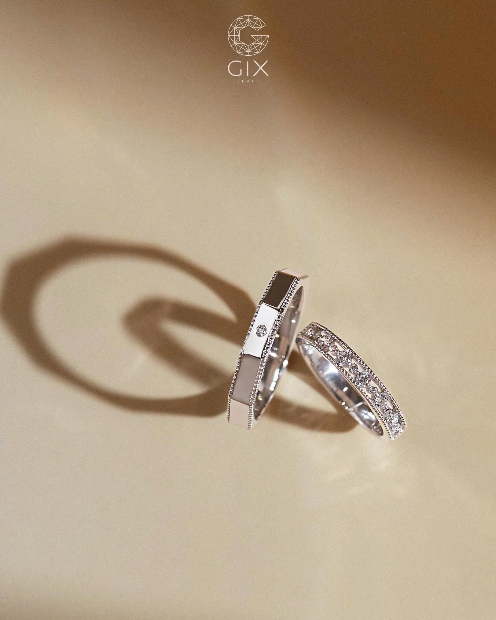  Nhẫn cưới thiết kế - GCR25050336 | Gix Jewel 