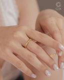  Nhẫn nữ hoa văn vòng nguyệt quế - GNN25050172 | Gix Jewel 