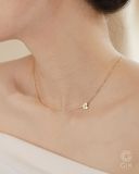  Vòng cổ trái tim mini khắc chữ cái - GNL25050291 | Gix Jewel 