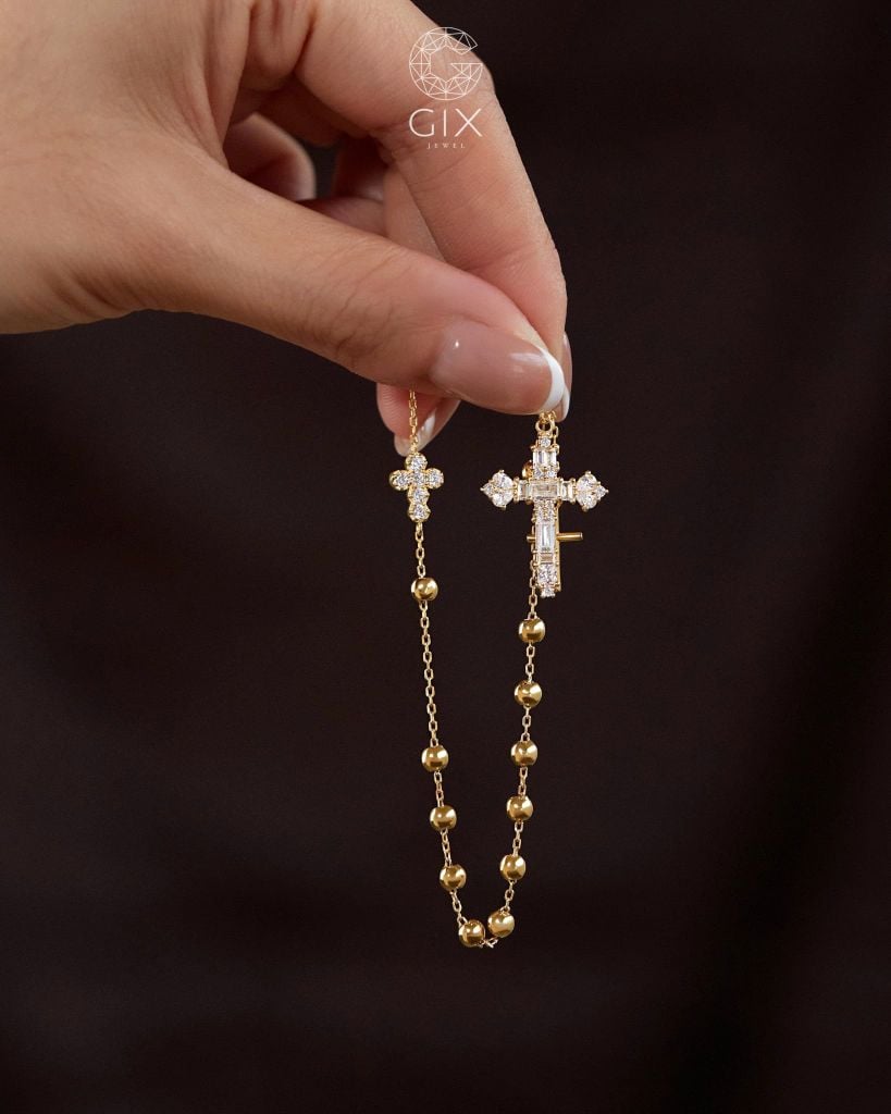 Lắc tay thánh giá thiết kế theo yêu cầu | Gix Jewel