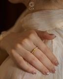  Nhẫn custom name đính đá - GNN25050185 | Gix Jewel 