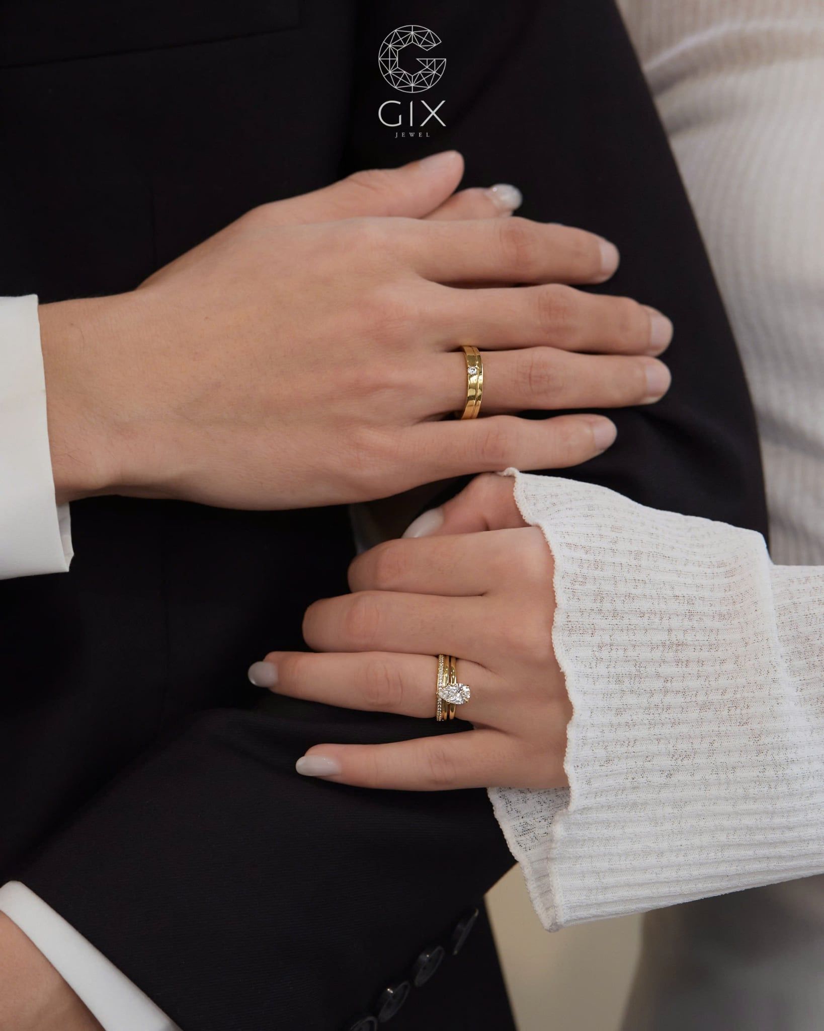  Nhẫn cầu hôn Pear Solitaire - GCH25050167 | Gix Jewel 