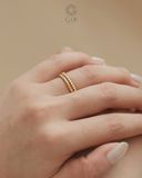  Nhẫn nữ mảnh khứa đai minimalist - GNN25050146 | Gix Jewel 