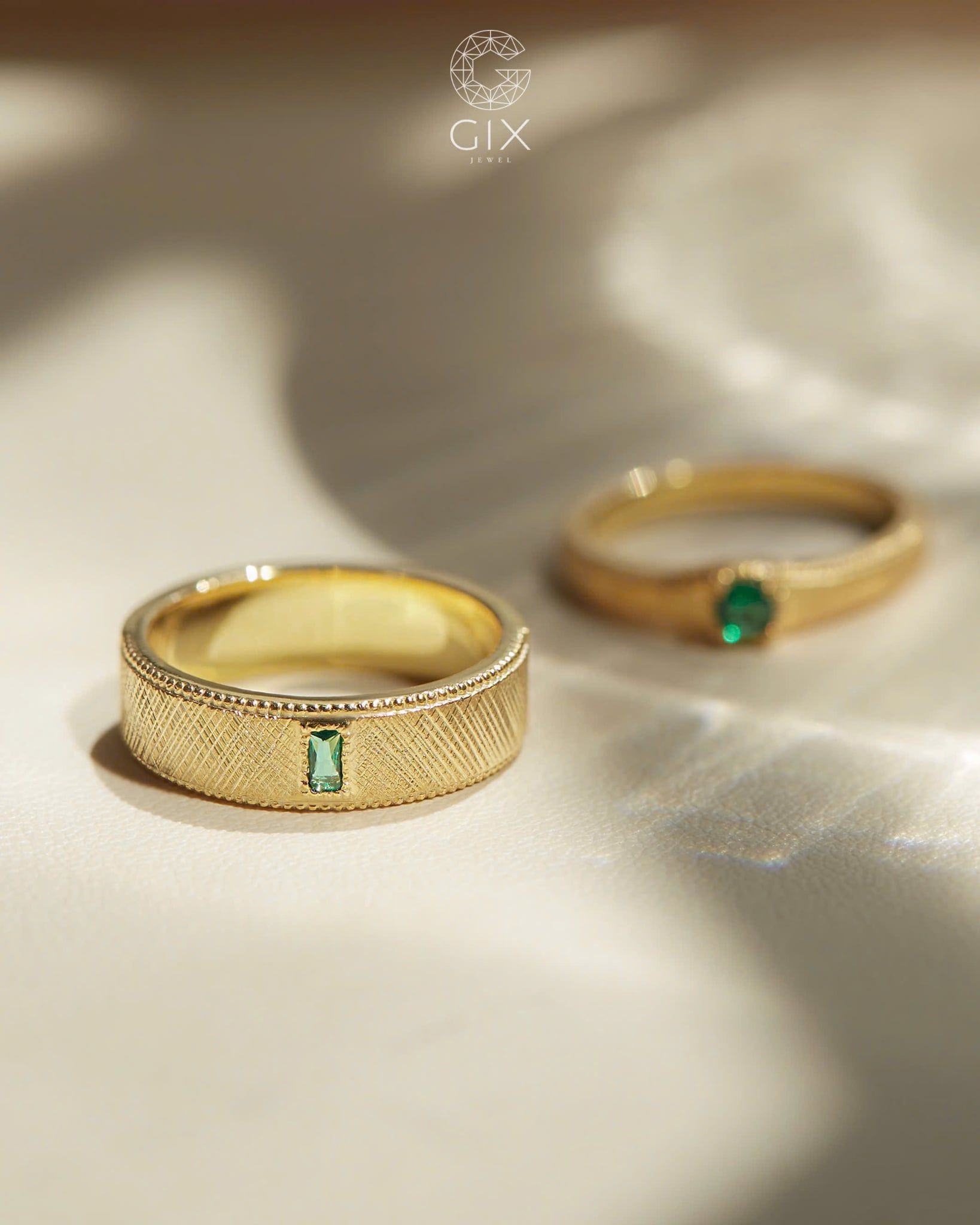  Nhẫn cưới thiết kế riêng - GCR25050328 | Gix Jewel 