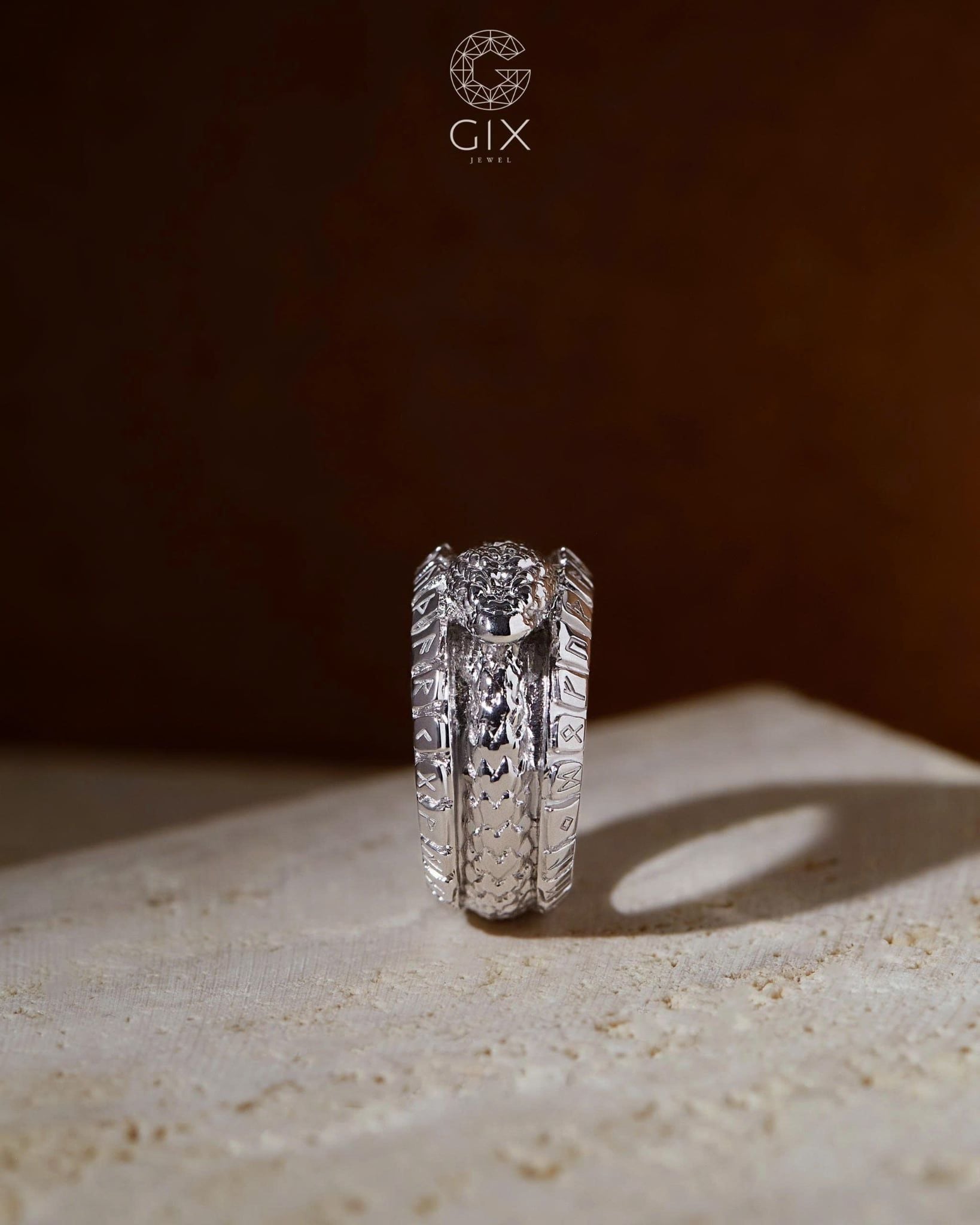  Nhẫn thiết kế hình rắn Jörmungandr - GNN25050203 | Gix Jewel 