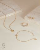  [CÓ SẴN] Dây chuyền hoa vàng vàng 14k | Gix Jewel 