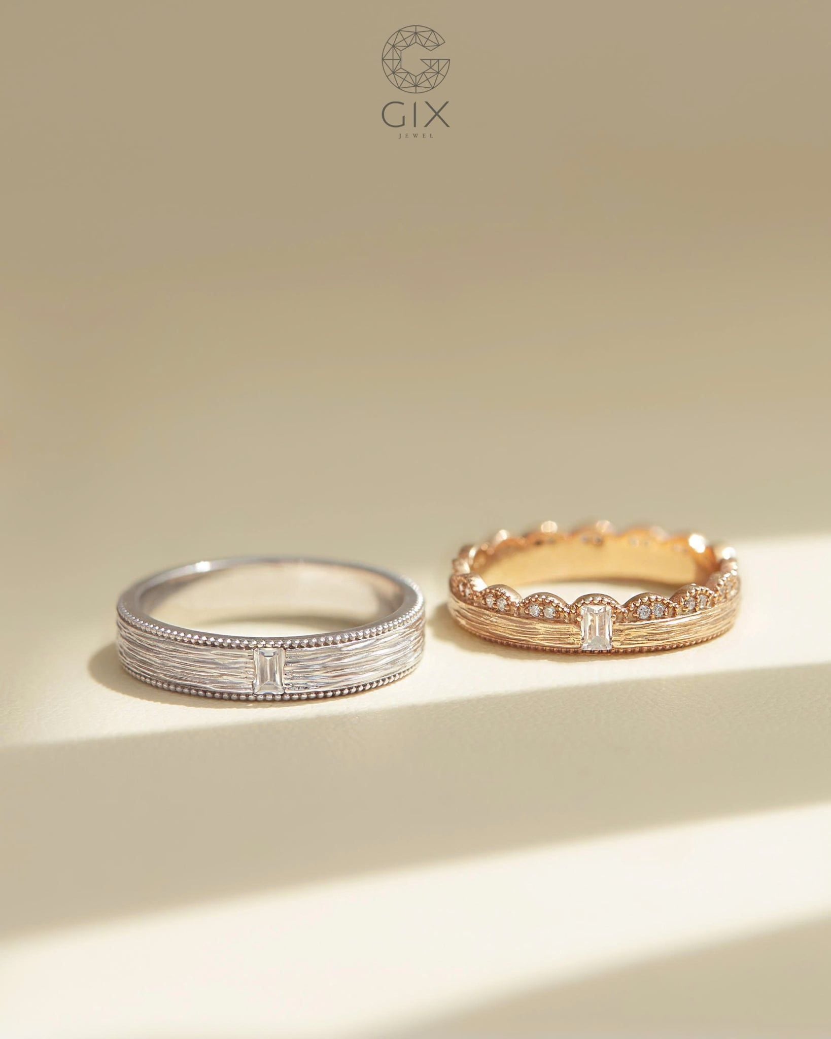  Nhẫn cưới thiết kế riêng - GCR25050333 | Gix Jewel 