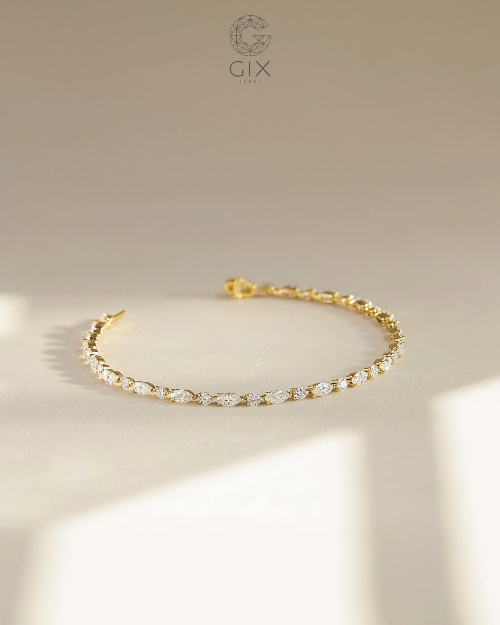  Vòng tay tennis nữ đính đá cao cấp | Gix Jewel 