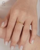  Nhẫn chữ cái theo tên riêng - GNN25050176 | Gix Jewel 