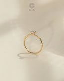  Nhẫn nữ đơn giản đính đá cao cấp - GNN25050126 | Gix Jewel 