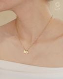  Dây chuyền trái tim khắc chữ treo ngang - GNL25050292 | Gix Jewel 