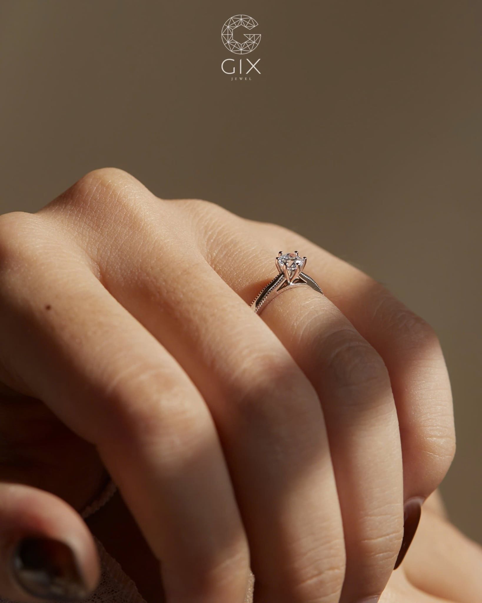  Nhẫn cầu hôn Solitaire - GCH25050168 | Gix Jewel 