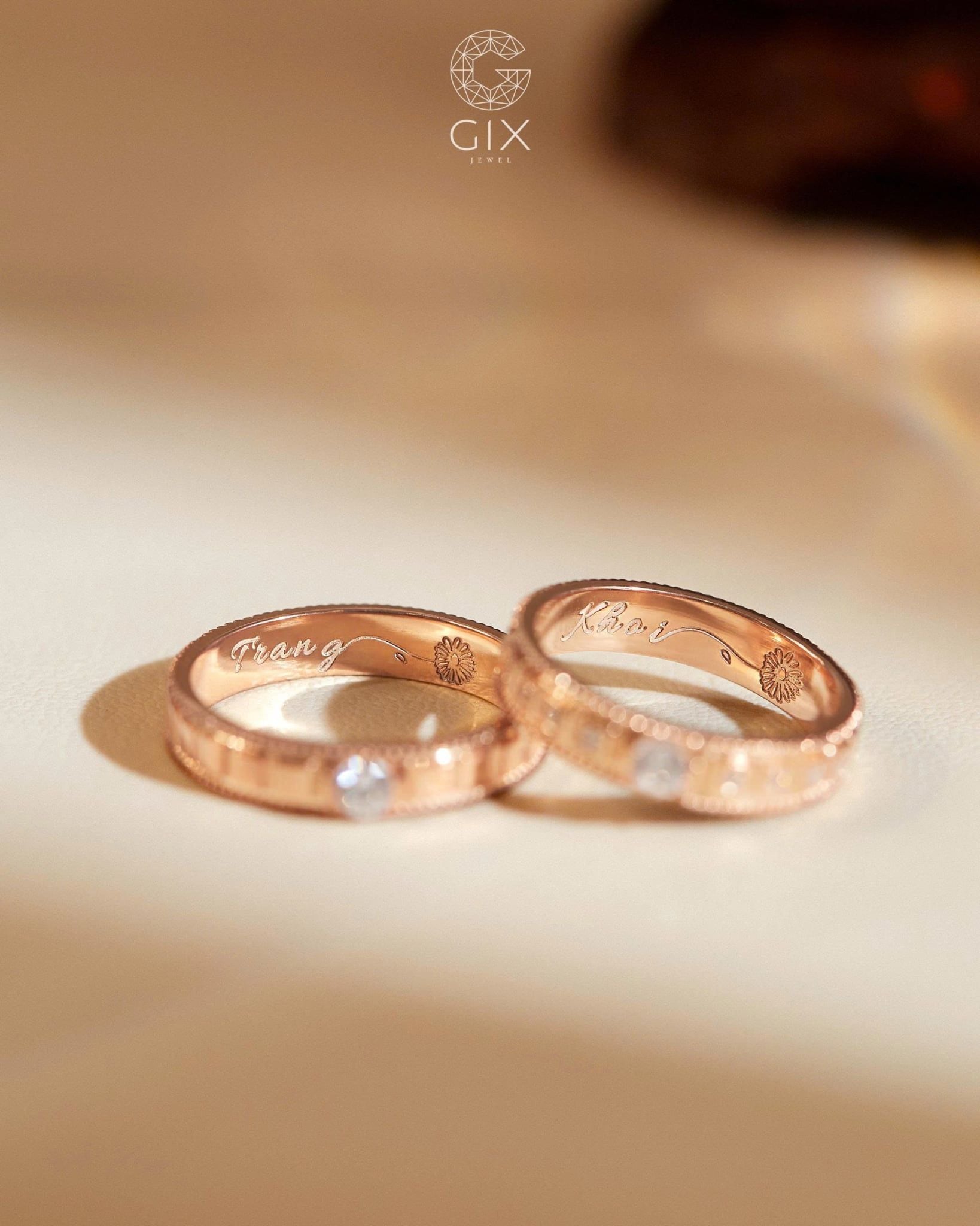  Nhẫn cưới thiết kế - GCR25050337 | Gix Jewel 
