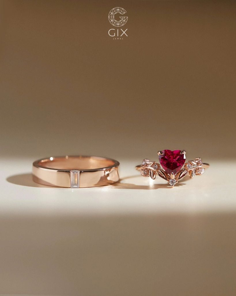 Nhẫn cưới thiết kế - GCR25050338 | Gix Jewel