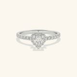  Nhẫn cầu hôn vàng 14k Shining Heart | Gix Jewel 