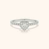  Nhẫn cầu hôn vàng 18k Shining Heart | Gix Jewel 