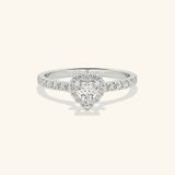  Nhẫn cầu hôn vàng 10k Shining Heart | Gix Jewel 