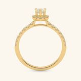  Nhẫn cầu hôn vàng 14k Shining Heart | Gix Jewel 