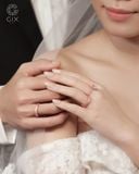  Nhẫn cưới vàng 18k & bạc mạ vàng đẹp - GCR25050151 | Gix Jewel 