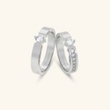  Nhẫn cưới vàng 10k thiết kế riêng - GCR25050246 | Gix Jewel 