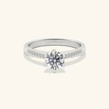  Nhẫn đính hôn vàng 18k Woven Light | Gix Jewel 