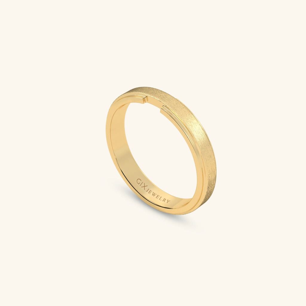Nhẫn đôi bạc thiết kế riêng - GCR25050294 | Gix Jewel
