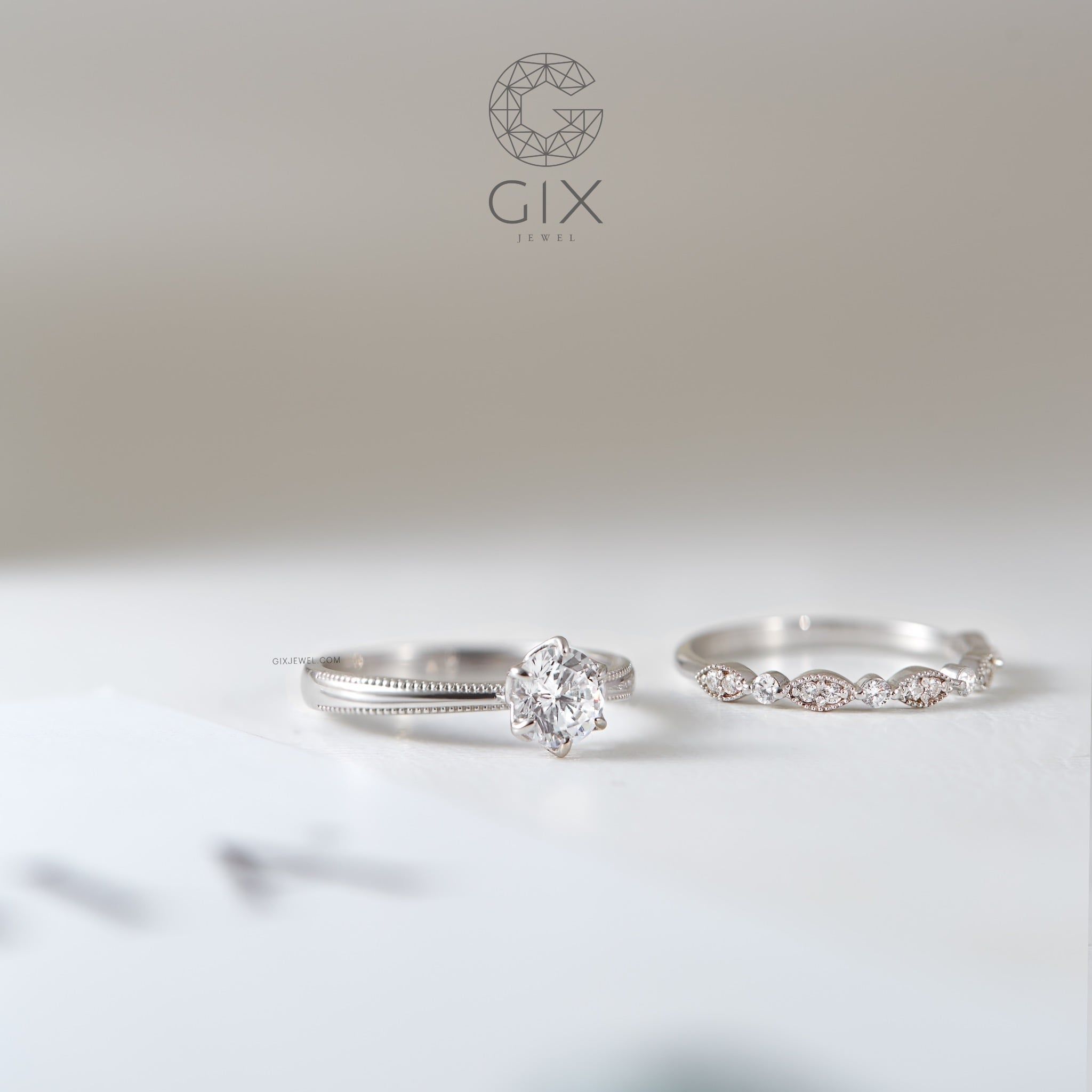  Nhẫn đính hôn vàng 14k Promise One | Gix Jewelry 