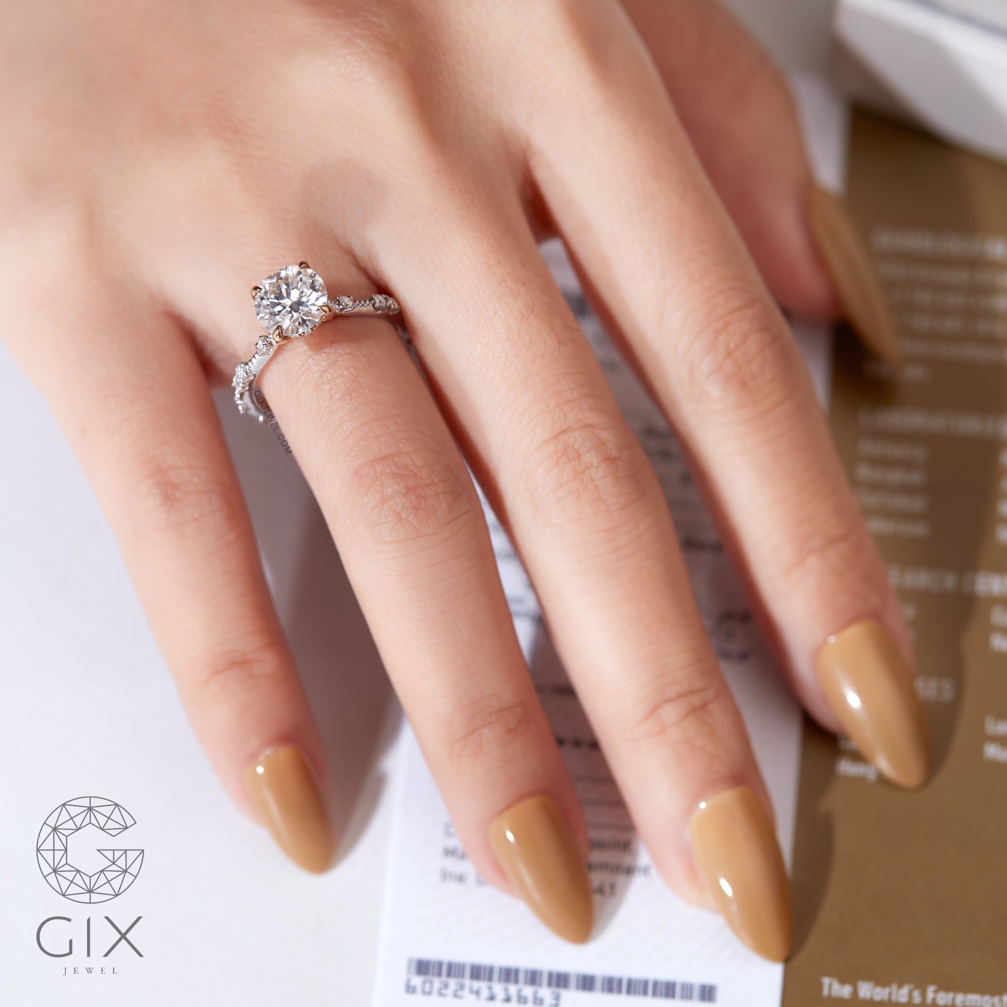  Nhẫn cầu hôn vàng 10k Loyal Grace | Gix Jewel 